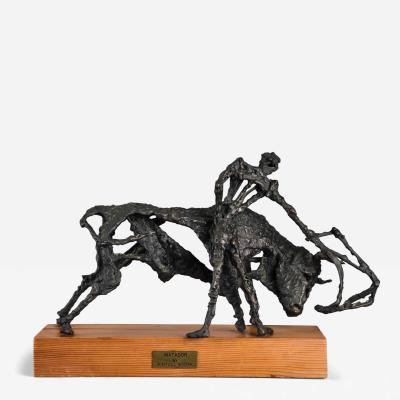 Rintoul Booth Mid 20thc bronze sculpture The Matador by Rintoul Booth