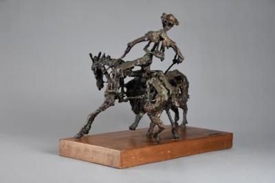 Rintoul Booth Mid 20thc bronze sculpture The Picador by Daniel Rintoul Booth
