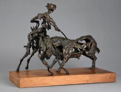 Rintoul Booth Mid 20thc bronze sculpture The Picador by Daniel Rintoul Booth