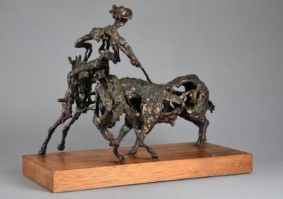 Rintoul Booth Mid 20thc bronze sculpture The Picador by Daniel Rintoul Booth