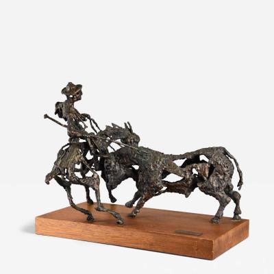 Rintoul Booth Mid 20thc bronze sculpture The Picador by Daniel Rintoul Booth