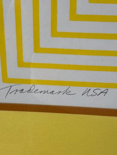 Rita Hermann OPTIC POP ART PRINT SIGNED AND TITLED BY RITA HERMANN