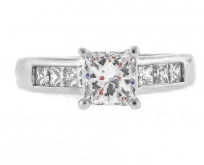 Ritani 1 02ct Princess Cut Diamond Engagement Ring