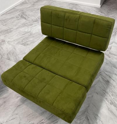 Rito Valla Set of 3 of Panchetto Reclining Chairs by Rito Valla for IPE Italy 1960s