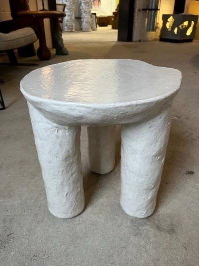 River Valadez Pastel Pink Pink Tripod Table 2