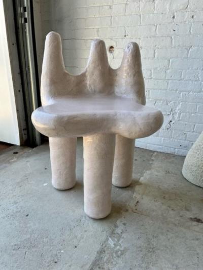 River Valadez Pastel Pink Tripod Chair