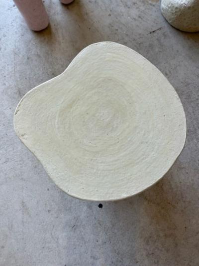 River Valadez Pastel Tripod Table with Sculpture