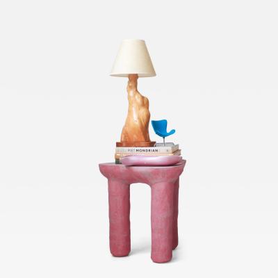 River Valadez River Valadez Opaque Pink Tripod Table 2023
