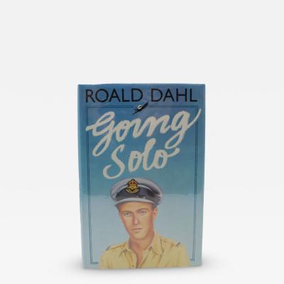 Roald Dahl Going Solo Signed by Roald Dahl First Edition in Original Dust Jacket 1986