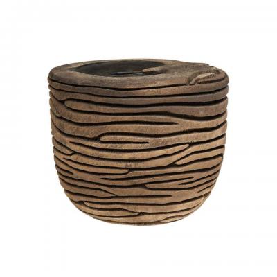 Rob Sieminski Rob Sieminski Ceramic Vase Hand Built Sculpted Brown Signed