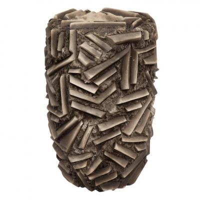 Rob Sieminski Rob Sieminski Ceramic Vase Hand Built Sculpted Earth Tones