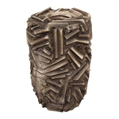 Rob Sieminski Rob Sieminski Ceramic Vase Hand Built Sculpted Earth Tones