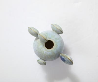 Robbie Heidinger Blue Opium Vase by Robbie Hiedinger