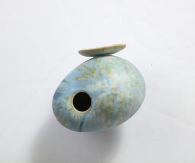 Robbie Heidinger Owl Bud Vase 3 by Robbie Heidinger