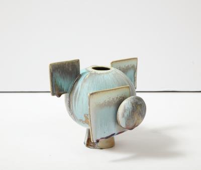 Robbie Heidinger Shift Porcelain Vase 1 by Robbie Heidinger