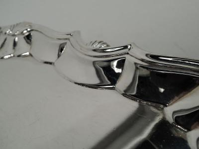 Robert Abercromby English Georgian Armorial Piecrust Shell Salver by Abercromby 1741