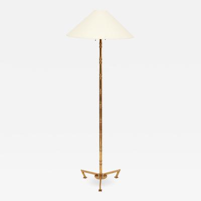 Robert Altman Bronze Bamboo Floor Lamps