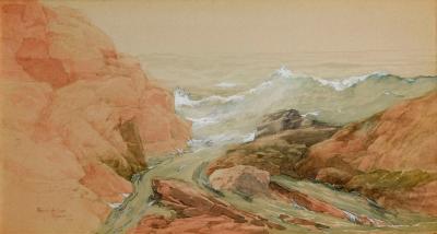 Robert Arthur ROBERT ARTHUR AMERICAN 1850 1914 THE SEA AT OGUNQUIT