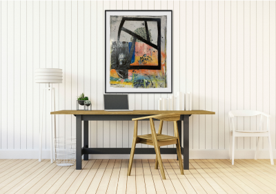 Robert Baribeau Color Trac 26 Abstract painting 2020