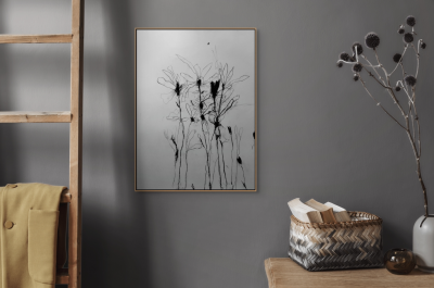 Robert Baribeau In the weeds ink bloom 1 Abstract Painting 2023