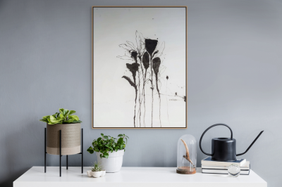 Robert Baribeau In the weeds ink bloom 5 Abstract Painting 2023