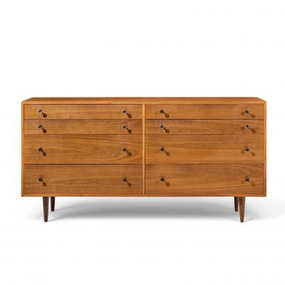 Robert Baron Robert Baron for Glenn of California Mid Century Walnut Lowboy Dresser