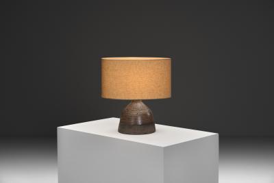 Robert Bentsen Model 378 Stoneware Table Lamp by Robert Bentsen Denmark ca 1960s