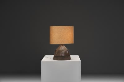 Robert Bentsen Model 378 Stoneware Table Lamp by Robert Bentsen Denmark ca 1960s