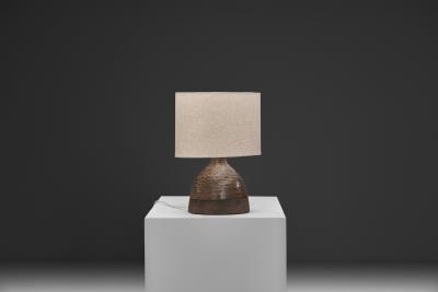 Robert Bentsen Model 378 Stoneware Table Lamp by Robert Bentsen Denmark ca 1960s