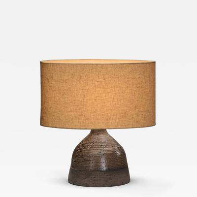 Robert Bentsen Model 378 Stoneware Table Lamp by Robert Bentsen Denmark ca 1960s