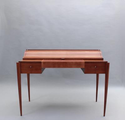 Robert Bloch Fine French Art Deco Palisander Desk and Chair by Robert Bloch