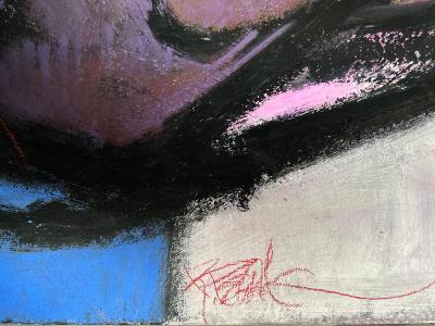 Robert Bob Peak Boxer Knockout Punch Esquire Magazine Mid Century Sports Action Painting