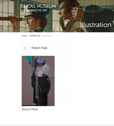 Robert Bob Peak Tara Art Deco Girl