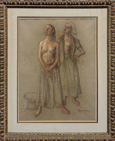 Robert Brackman Standing Female Nudes 