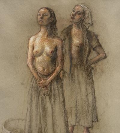 Robert Brackman Standing Female Nudes 