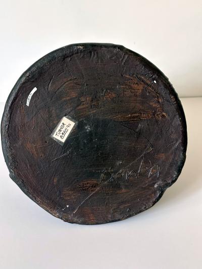 Robert Chapman Turner Sculptural Ceramic Handled Vase by Robert Turner