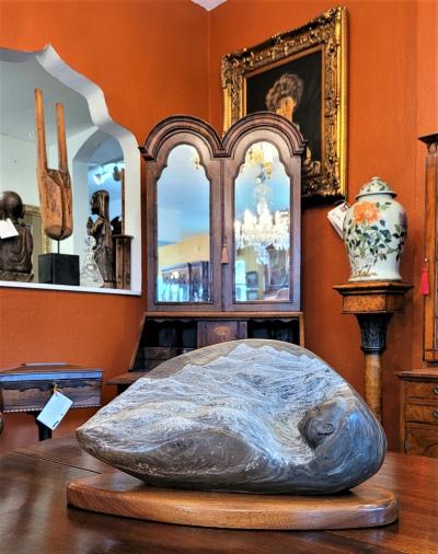 Robert Dale Tsosie Sleepy Mountains Sculpture by RD Tsosie