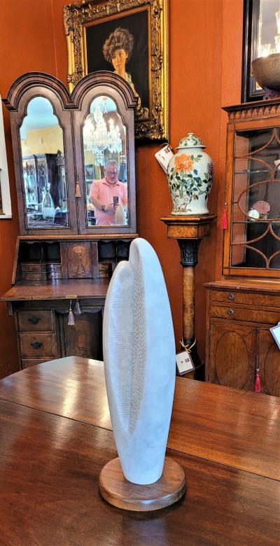 Robert Dale Tsosie Soul Mates Utah Alabaster Sculpture by RD Tsosie