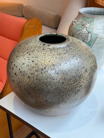 Robert Deblander Ceramic Vase by Robert Deblander France 1970s