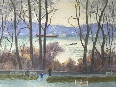 Robert Dumas Barrett Along the Hudson 