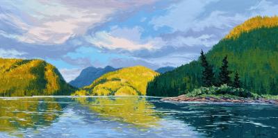 Robert E Wood Calm Waters Minstrel Cove