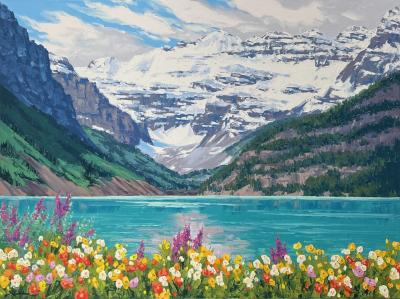 Robert E Wood Lake Louise Poppy Garden
