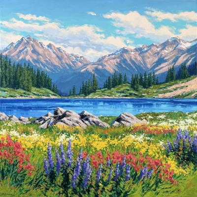 Robert E Wood Rainbow Lake Wildflowers
