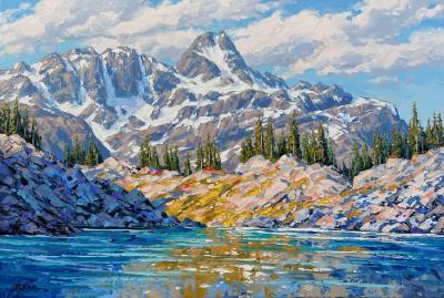 Robert E Wood Spectrum Lake Monashee Mountains 