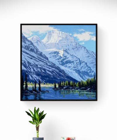 Robert E Wood Spring Snow Mount Robson