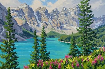 Robert E Wood Wildflower Summer Moraine Lake