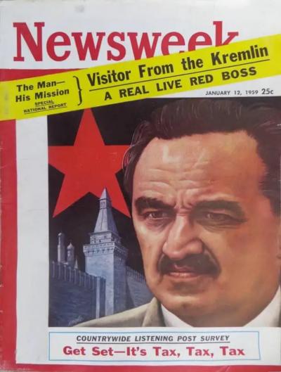 Robert Engle Newsweek Cover Visitor from the Kremlin Russia