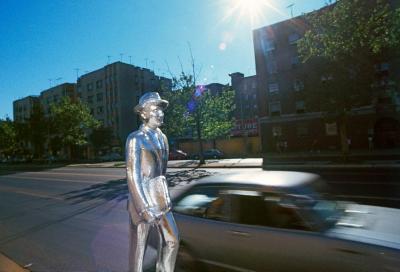 Robert Funk Silver Man in the Bronx