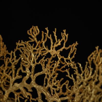 Robert Goossens Coral and crystal lamp