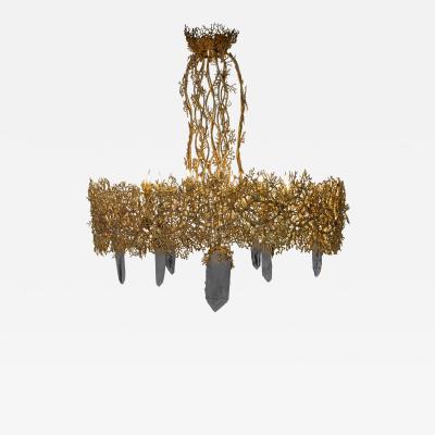 Robert Goossens Coral and crystal lamp